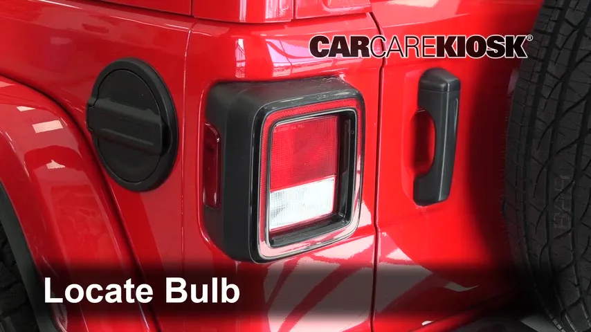 2021 Jeep Wrangler Unlimited Sahara 2.0L 4 Cyl. Turbo Lights Tail Light (replace bulb)